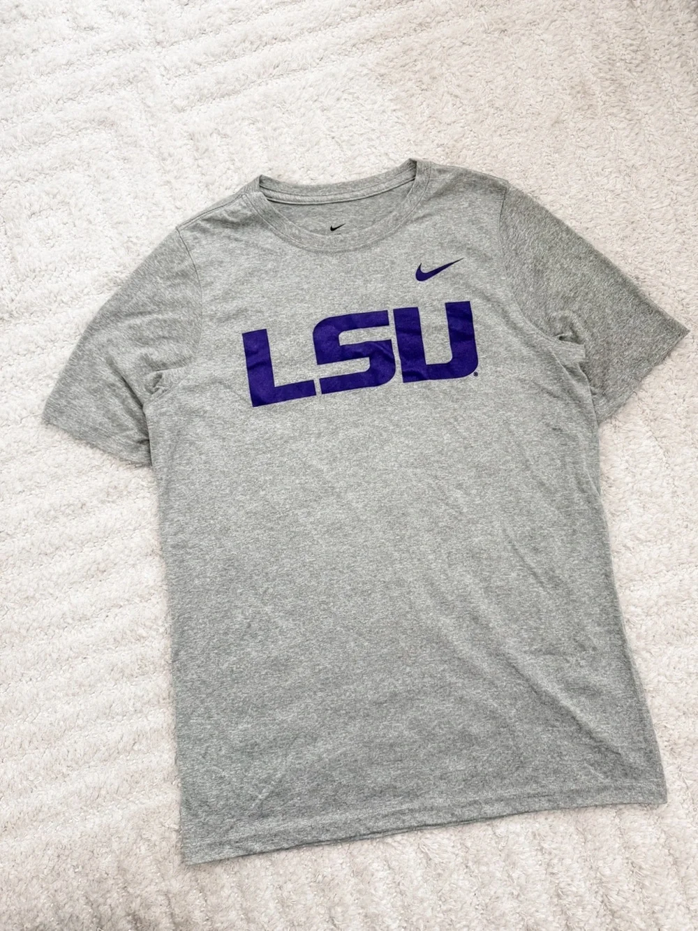 NWOT  - Nike Youth LSU Dri-Fit T Shirt - Size XL